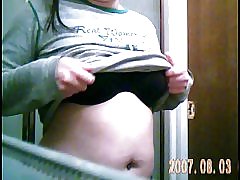 Hustru fanget lege med bryster og brystvorter