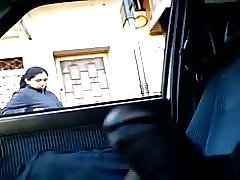 Flash første kig sidelæns og derefter se det forreste